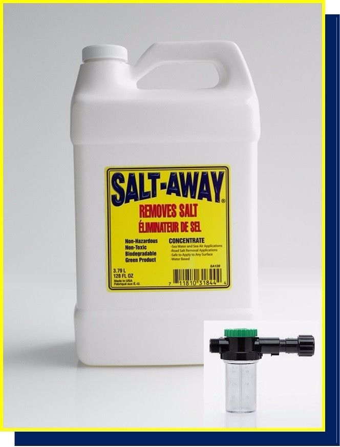 Salt Away SA128 Concentrate Refill, Gallon with SAM Mixing Unit 6 oz eBay
